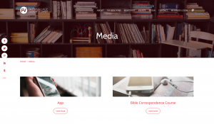 Faith Village Website - Media Page
